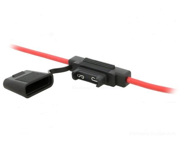 MTA - PORTAFUSIBILE MAXIVAL WP C/CAVO 8 mmq L 132mm C/COPERCHIO ( Conf. da 1 pz )