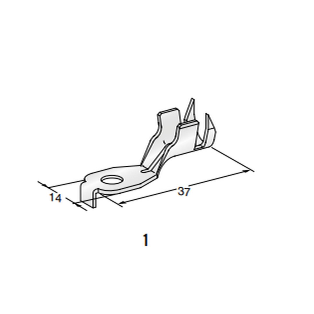 MTA - TERMINALE A OCCHIELLO SMT-A L39M6 ( Conf. da 1400 pz )