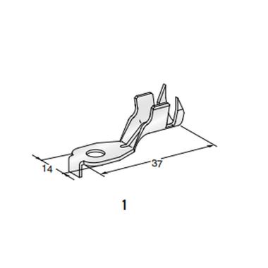MTA - TERMINALE A OCCHIELLO SMT-A L39M6 ( Conf. da 1200 pz )