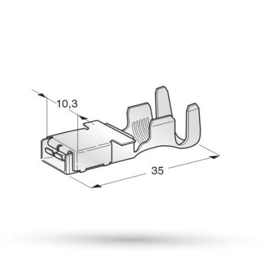 MTA - CAPICORDA DI POTENZA F800 X CAVO DA 8 A 10 MMQ( Conf. da 1300 pz )