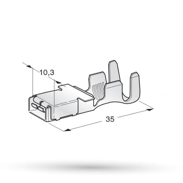 MTA - CAPICORDA DI POTENZA F800 X CAVO DA 16 MMQ( Conf. da 1300 pz )