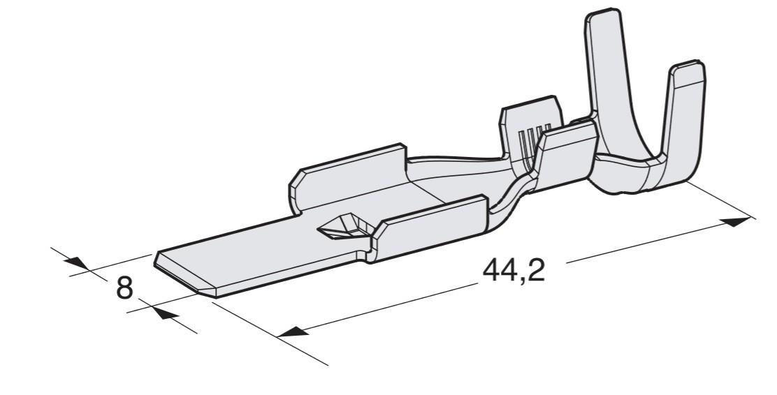 MTA - CAPICORDA DI POTENZA WP M800 W/SEAL ( Conf. da 1000 pz )