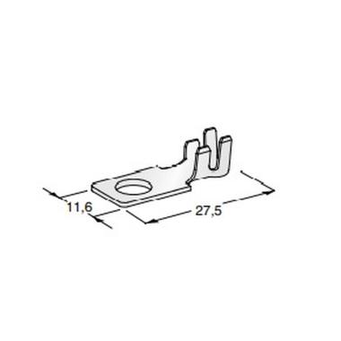 MTA - TERMINALE A OCCHIELLO MIDI L28M6 ( Conf. da 2400 pz )