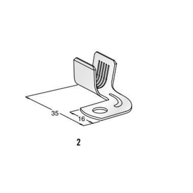 MTA - TERMINALE A OCCHIELLO PER MORSETTO BATTERIA CON SCATOLA PORTAFUSIBILIE/O RELAIS SX FL90M8 ( Conf. da 600 pz )
