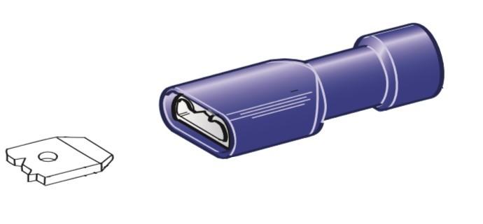 MTA - CAPICORDA PREISOLATO F470 BLU ( Conf. da 100 pz )