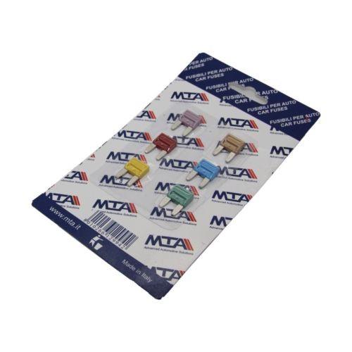 MTA - BLISTER 6 MINIVAL FUSIBILES ( Conf. da 1 pz )