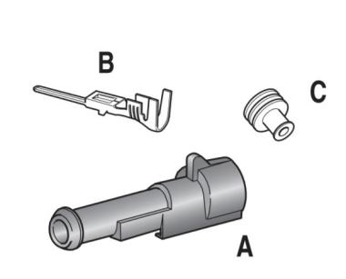 MTA - KIT CONNETTORE S-SEAL 150 1 VIE ( Conf. da 1 pz )