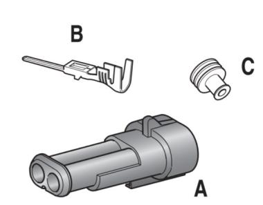 MTA - KIT CONNETTORE S-SEAL 150 2 VIE ( Conf. da 1 pz )