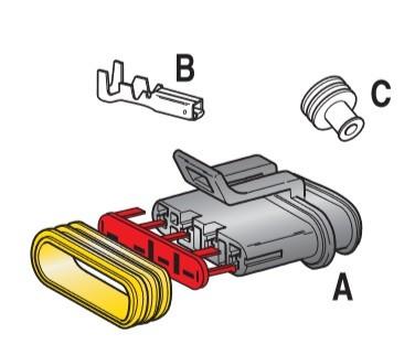 MTA - KIT CONNETTORE S-SEAL 150 4 VIE (Conf.da 1 pz)