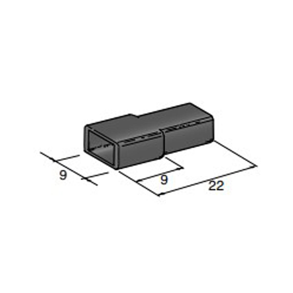 MTA - ISOLANTE  PER CAPICORDA BLACK ( Conf. da 200 pz )
