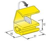 MTA - RUBACORRENTE CONNETTORE GIALLO ( Conf. da 50 pz )