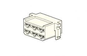 MTA - CONNETTORE FH BIANCO 6 VIE ( Conf. da 25 pz )
