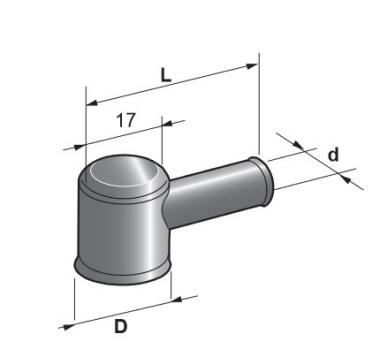 MTA - ISOLANTE IN GOMMA 61 MM ( Conf. da 100 pz )