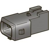 MTA - CONNETTORE JT MH BLACK 2 VIE ( Conf. da 10 pz )