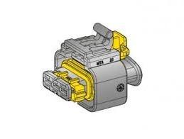 MTA - CONNETTORE C280 WP FH GIALLO 3 VIE ( Conf. da 250 pz )