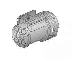 MTA - CONNETTORE RC280 WP MH POL.GIALLO 8 VIE ( Conf. da 20 pz )