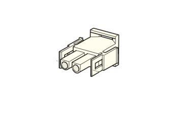 MTA - CONNETTORE MATE-N-LOCK BIANCO 2 VIE ( Conf. da 10 pz )