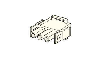 MTA - CONNETTORE MATE-N-LOCK BIANCO 3 VIE ( Conf. da 10 pz )