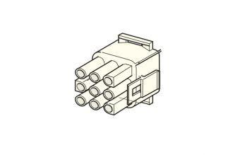 MTA - CONNETTORE MATE-N-LOCK BIANCO 9 VIE ( Conf. da 10 pz )