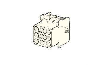 MTA - CONNETTORE MATE-N-LOCK BIANCO 9 VIE ( Conf. da 10 pz )