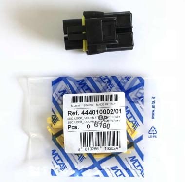 MTA - CONNETTORE PWR FH BLACK 2 VIE ( Conf. da 10 pz )