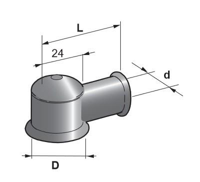 MTA - ISOLANTE IN GOMMA PER ALTERNATOR ( Conf. da 500 pz )