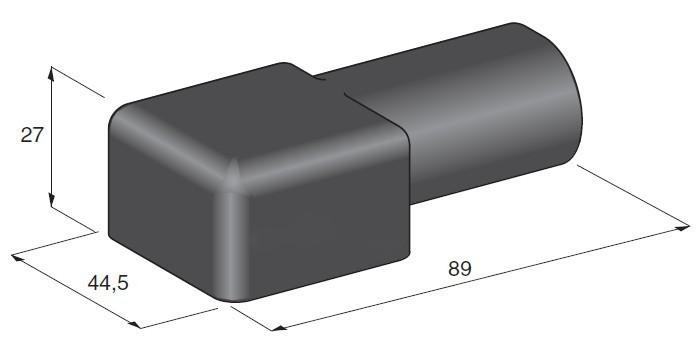 MTA - COPERCHIO  PER MORSETTO BATTERIA- BLACK ( Conf. da 500 pz )