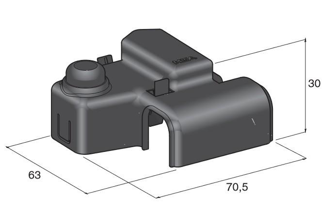 MTA - COPERCHIO  PER MORSETTO BATTERIA- BLACK ( Conf. da 500 pz )