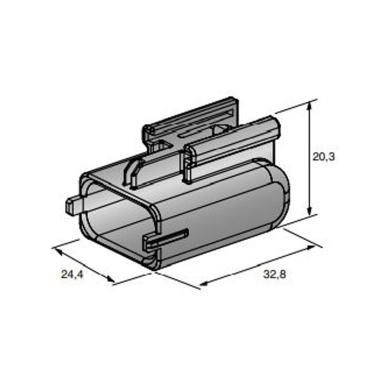 MTA - CAPPUCCIO PER CONNETTORE C280 3 VIE ( Conf. da 2800 pz )