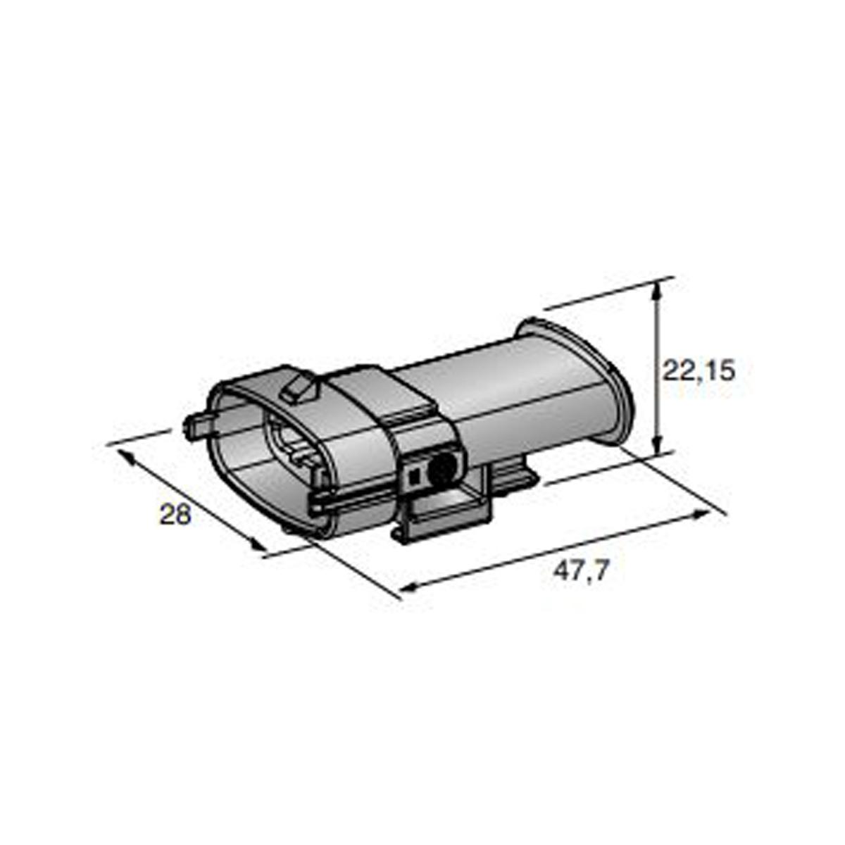MTA - CONNETTORE C280 WP MH POL.VIOLET 4 VIE ( Conf. da 2000 pz )