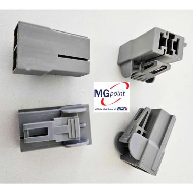 MTA - CONNETTORE PWR F.H. GREY 2 VIE senza secondary lock ( Conf. da 400 pz ) vedi anche 4440345