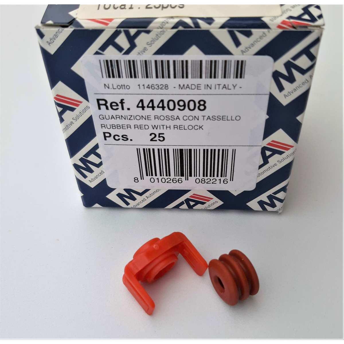 MTA - GOMMINO ROSSO WITH RELOCK ( Conf. da 1000 pz )