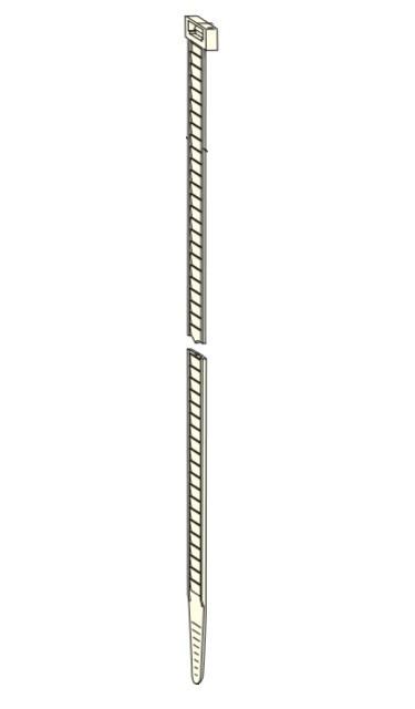 MTA - FASCETTA IN PLASTICA  365X7,8 MM BIANCA ( Conf. da 100 pz )