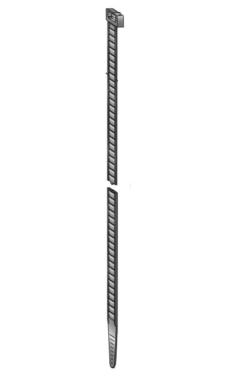 MTA - FASCETTA IN PLASTICA   98X2,5 MM NERA ( Conf. da 100 pz )