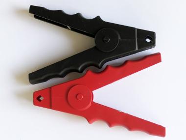 MTA - PINZA PER CAVI BATTERIA 300A ROSSO/BLACK ( Conf. da 4 pz )