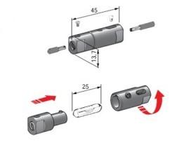 FUORI PRODUZIONE - MTA - PORTAFUSIBILE W/FUSIBILI AUTO D'EPOCA 8A ( Conf. da 25 pz )