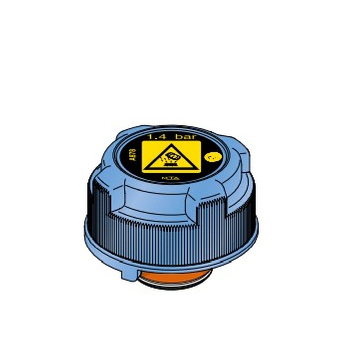 MTA - TAPPO RADIATORE-1 Kg/sqcm BLU ( Conf. da 500 pz )