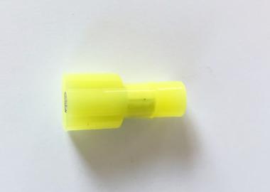 Terminale preisolato maschio 6,3 mm x cavo 2,5:6 mmq ( conf. 25pz.)