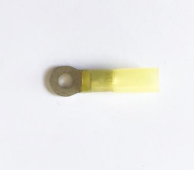 TERMINALE CON TERMORETRAIBILE FORO 4,3 MMm  (conf. 100 pz )