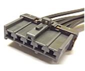 BRIGLIA CONNETTORE - SERIE 187 5 POLI P-F RESISTENZA RISCALDAMENTO (Conf. da 1 pz)