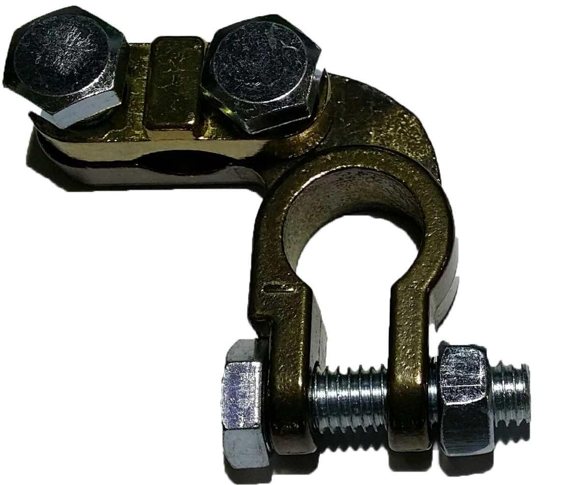 MORSETTO BATTERIA  (-) TIPO ALFA PESANTE (Conf. da 2 pz)