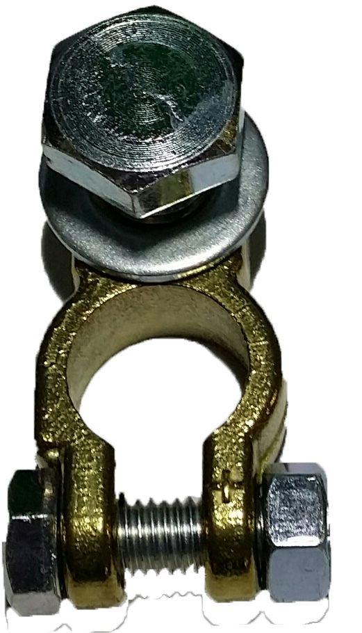 MORSETTO BATTERIA (+) Ø12 TIPO INDUSTRIALE FISSAGGIO A CAPICORDA (Conf. da 1 pz)
