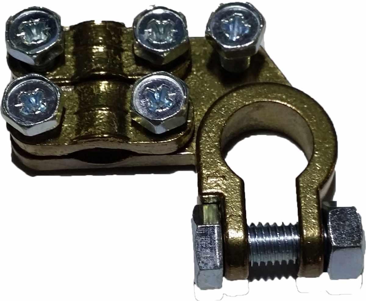 MORSETTO BATTERIA TIPO ALFA DOPPIA PIASTRINA (Conf. da 5 pz)