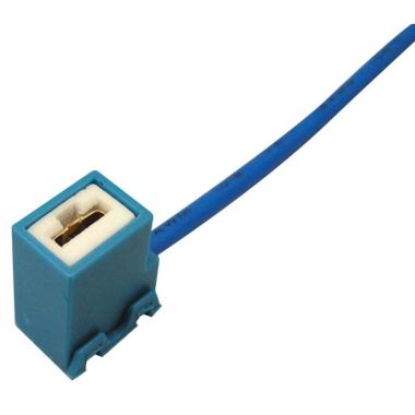 CONNETTORE PORTALAMPADA CORPO IN CERAMICA PER LAMPADA H1 (Conf. da 2 pz)