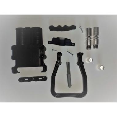 CONNETTORE BIPOLARE RAVIOLI PER CARELLI ELEVATORI E APPLICAZIONI VARIE 320 A / 150 V - PRESA CON MANIGLIA (Conf. da 1 pz)
