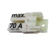 PORTAFUSIBILE VOLANTE PER FUSIBILE MAXI ATTACCO A FASTON 9,5 MMQ. PORTAFUSIBILE (Conf. da 5 pz)