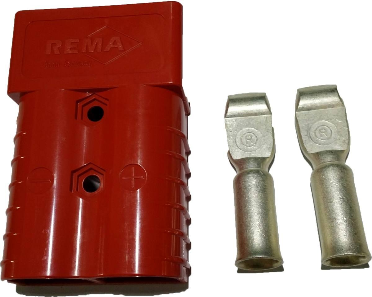 CONNETTORE BIPOLARE SB 350 MASCHIO / FEMMINA PER CAVO DA 70 MMQ 350A 150 V MAX 108X69,8X33,3 (Conf. da 1 pz)