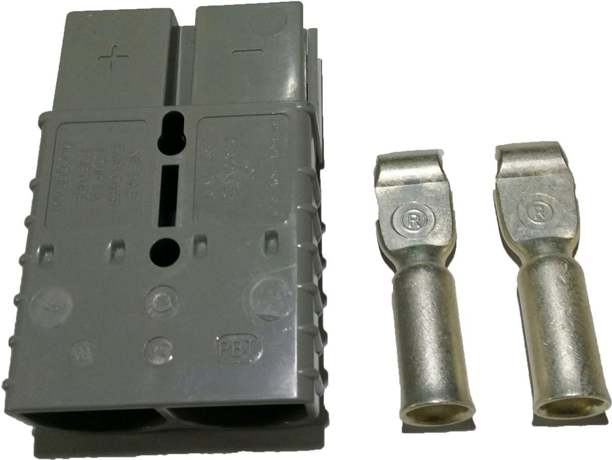 CONNETTORE BIPOLARE SB 350 MASCHIO / FEMMINA PER CAVO DA 70 MMQ 350A 150 V MAX 108X69,8X33,3 (Conf. da 1 pz)