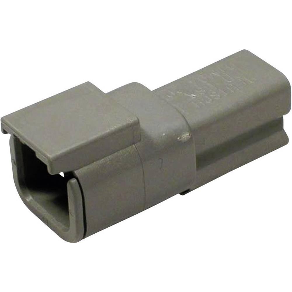 CONNETTORE SERIE DTM PORTA MASCHIO CON TERMINALI 2 VIE (Conf. da 1 pz)