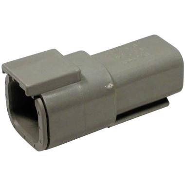 CONNETTORE SERIE DTM PORTA MASCHIO CON TERMINALI 4 VIE (Conf. da 1 pz)